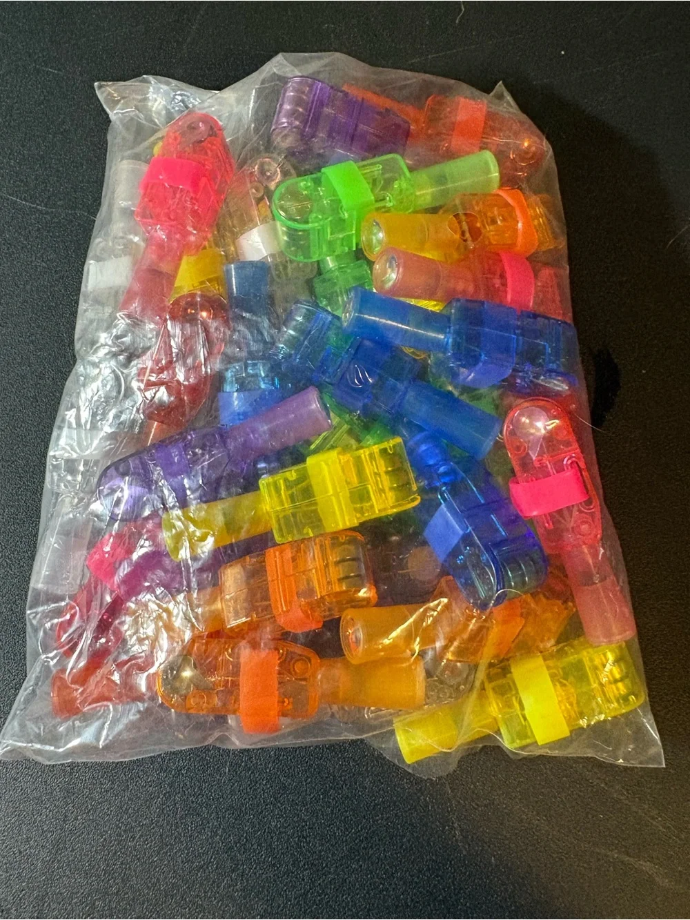 Finger Neon Lights Assorted Multicolor Pack